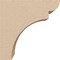 Ekena Millwork 3"W x 6"D x 6"H Classic Yorktown Rough Cedar Woodgrain TimberThane Corbel, Primed Tan CORUR03X06X06YORRCPR - alternate 3
